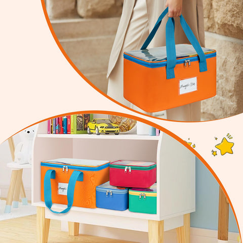 ZIOZERTT organizer bag folds flat to save space when not in use.