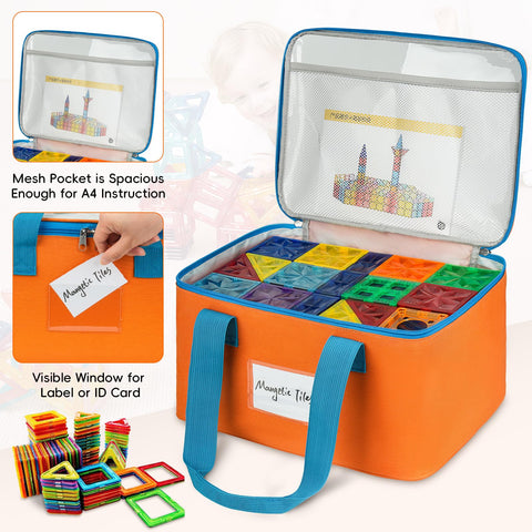 ZIOZERTT storage bag with label pocket helps separate tile types for quick access.