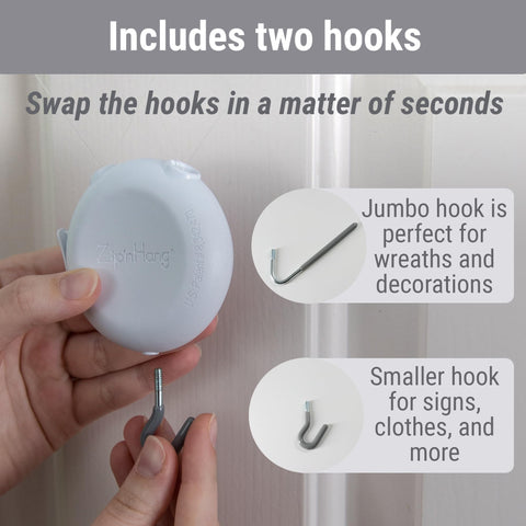 Zip 'n Hang note on curved doors for proper fit