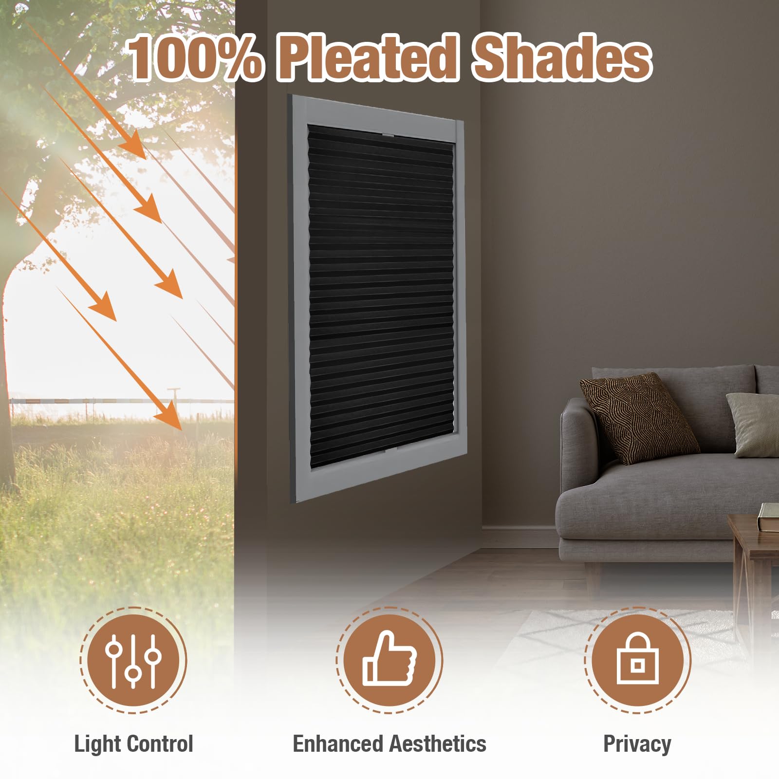 Zipcase blackout shades cut-to-size demonstrated for irregular openings