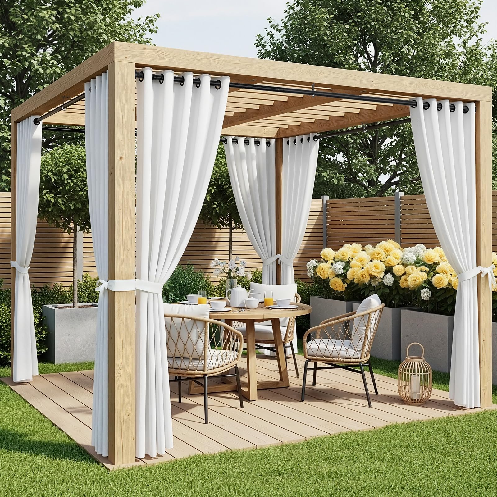 ZipGlo Outdoor-friendly rod suitable for patio use and shade