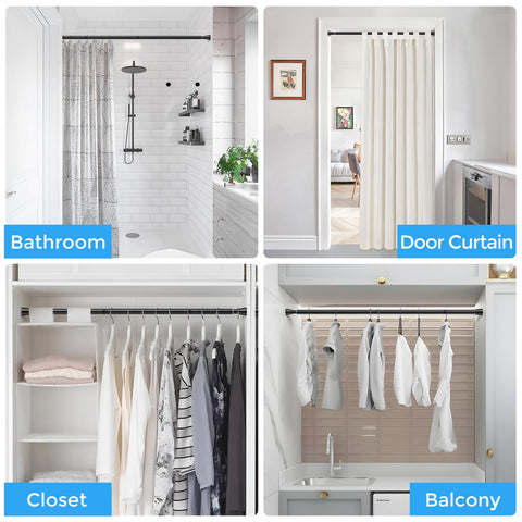 ZipGlo tension rod offers versatile uses across spaces