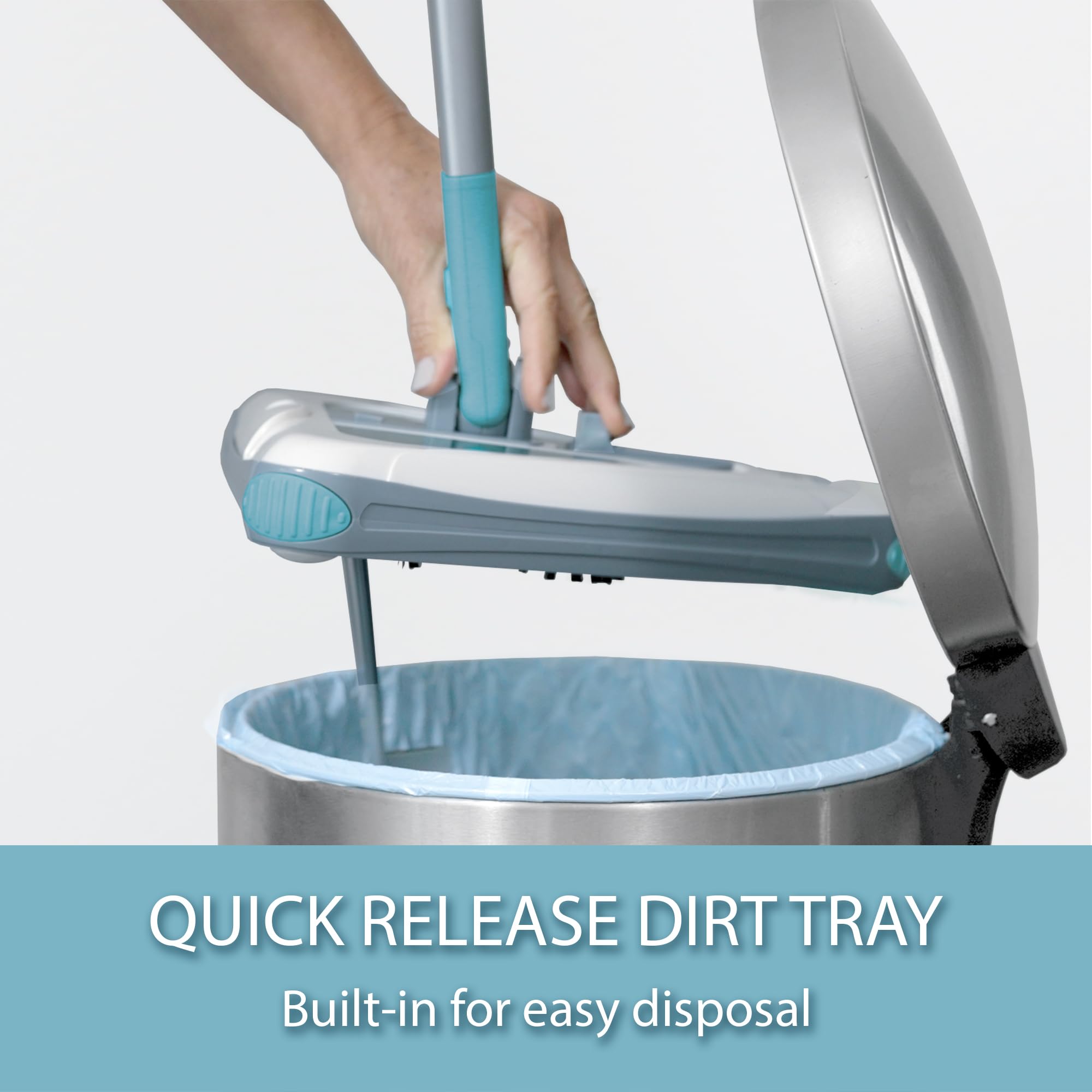 Zippi Sweeper Standard compact storage fits in small spaces