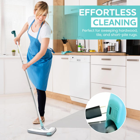 Zippi Sweeper Standard dust compartment for mess-free disposal after sweeping