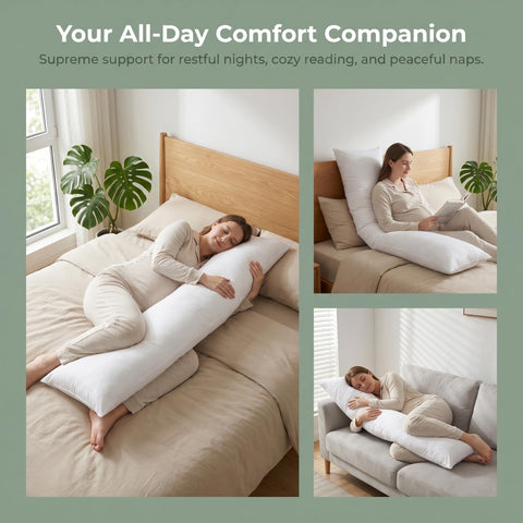 Zituop dakimakura insert suited for side sleepers and cosplay setups
