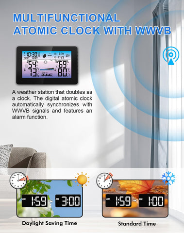 Zivron Weather Station remote sensor extends coverage for multiple locations.