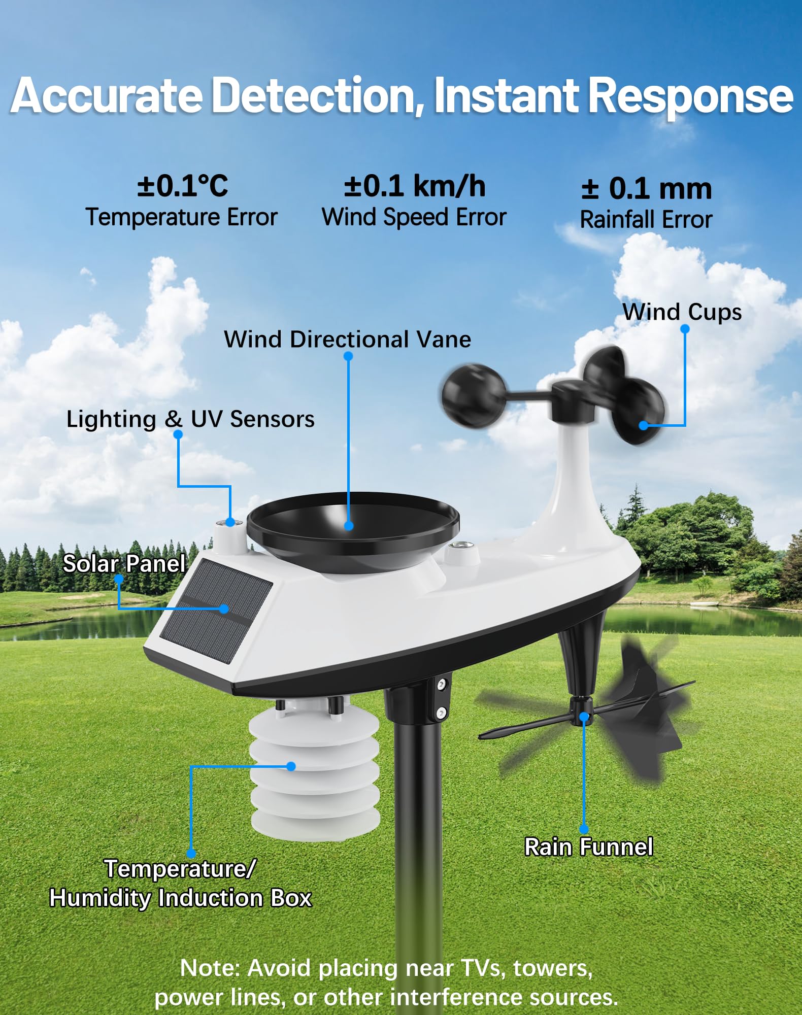 Zivron WiFi Weather Station monitors indoor and outdoor conditions