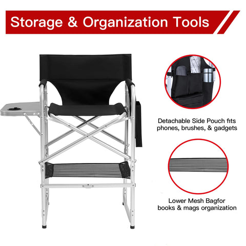 ZIXNEXKOO side table with cup holder keeps drinks within reach.