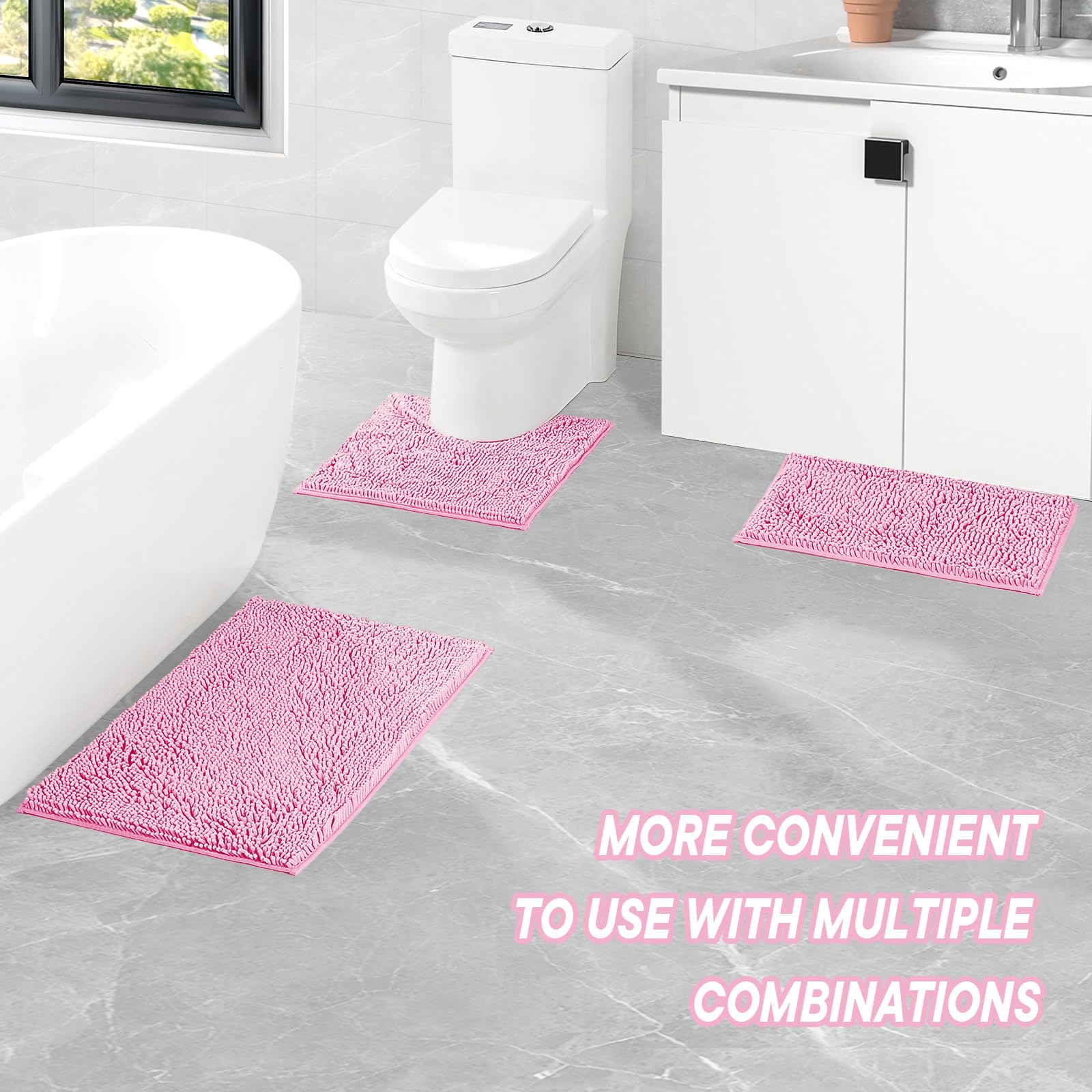 ZiYiJuan non-slip backing keeps mats in place