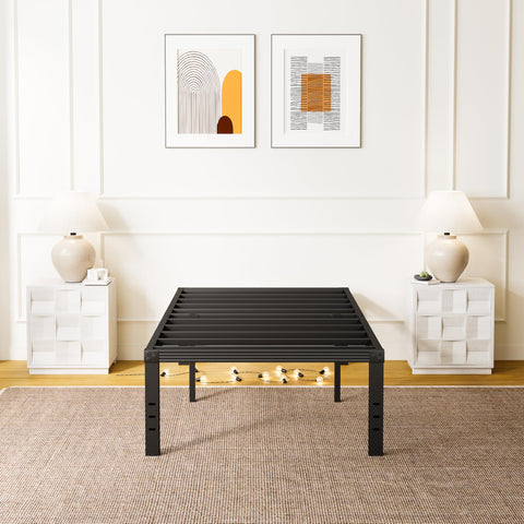 ZIYOO frame in black finish blends with any decor.