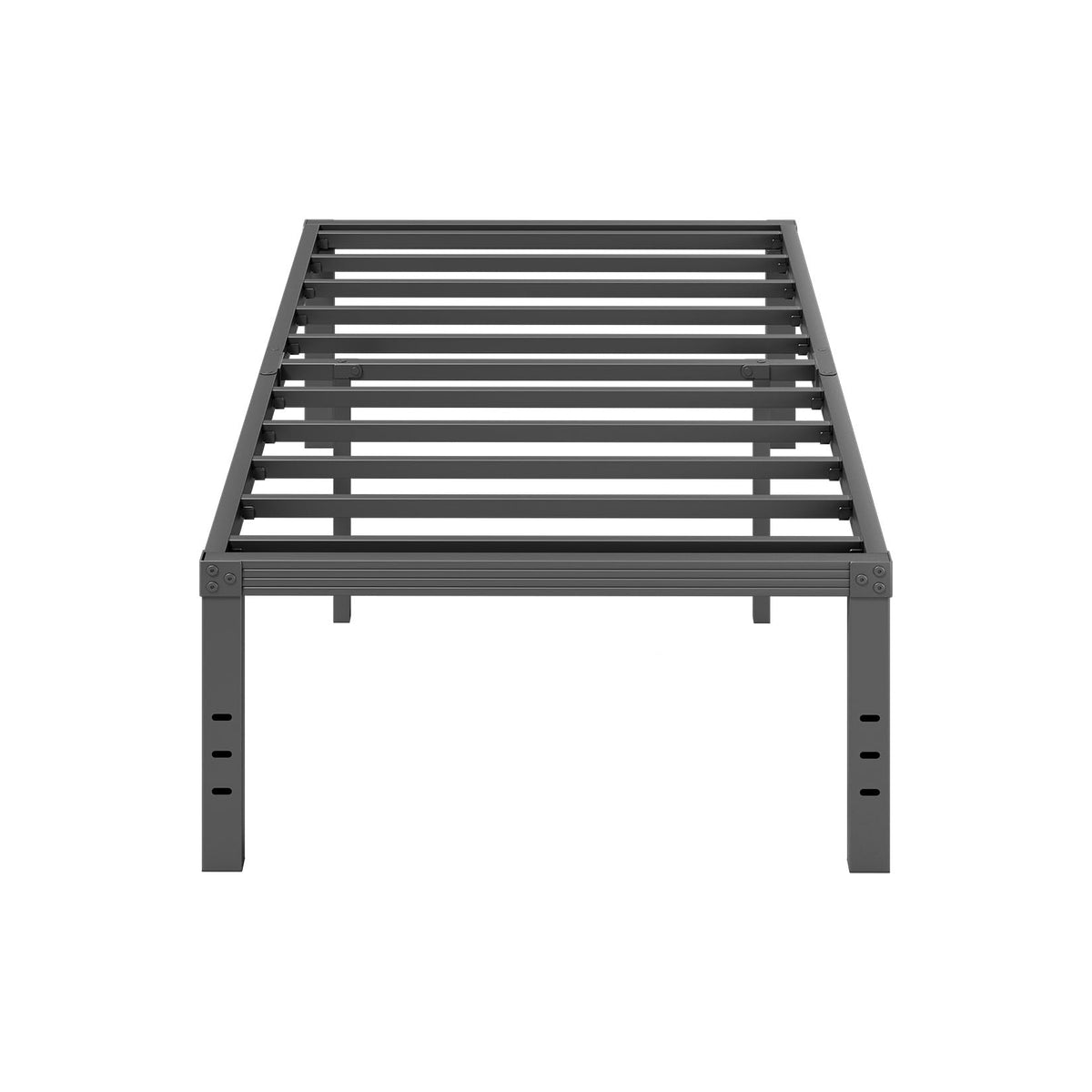 ZIYOO Twin Bed Frame with sleek design for versatile, easy placement in any room.