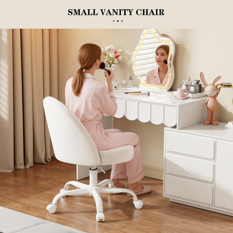 Zkfhome vanity chair height adjustment lever for custom seating height