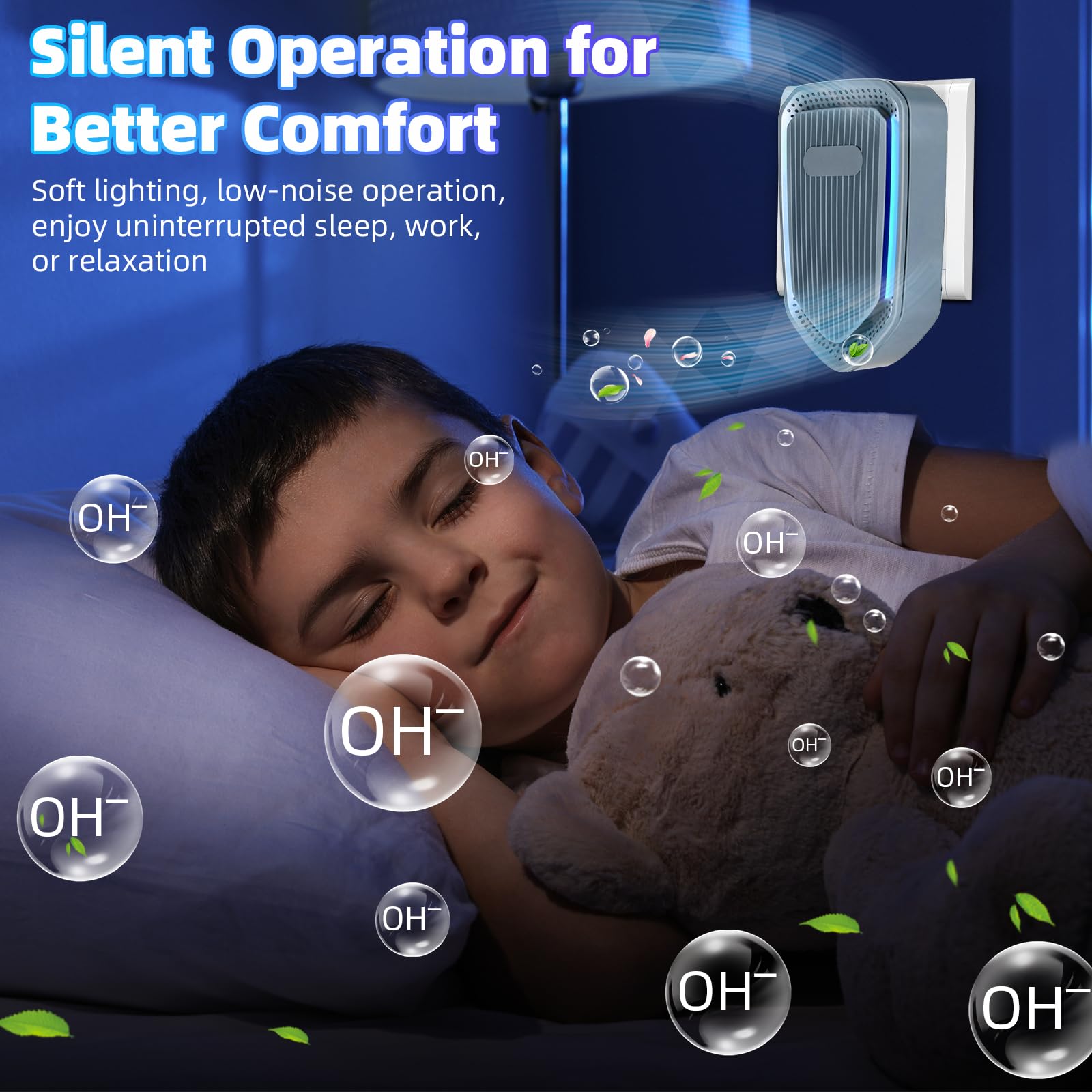 ZLieatmp no-filter purifier provides a cost-efficient way to maintain clean air.