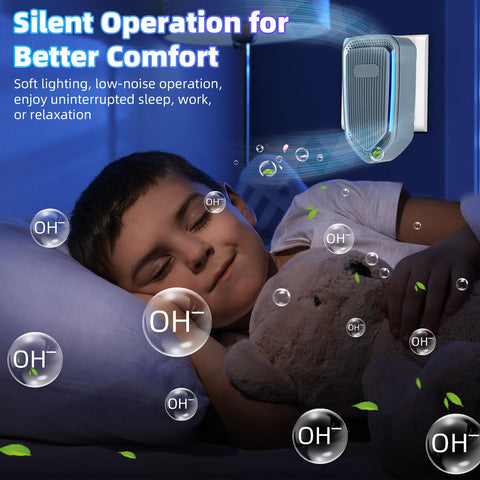 ZLieatmp no-filter purifier provides a cost-efficient way to maintain clean air.