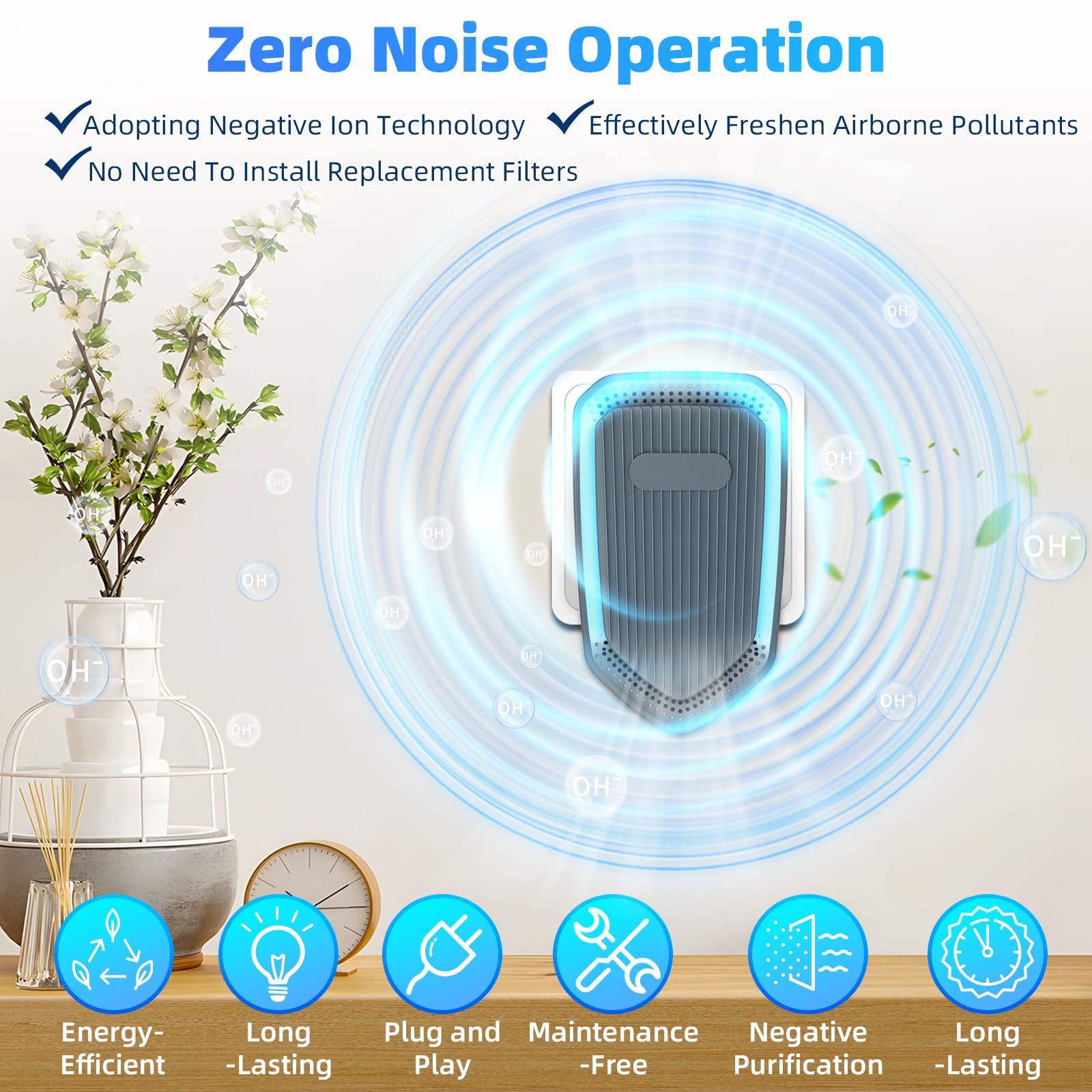 ZLieatmp quiet operation helps create a calm sleeping or working environment.