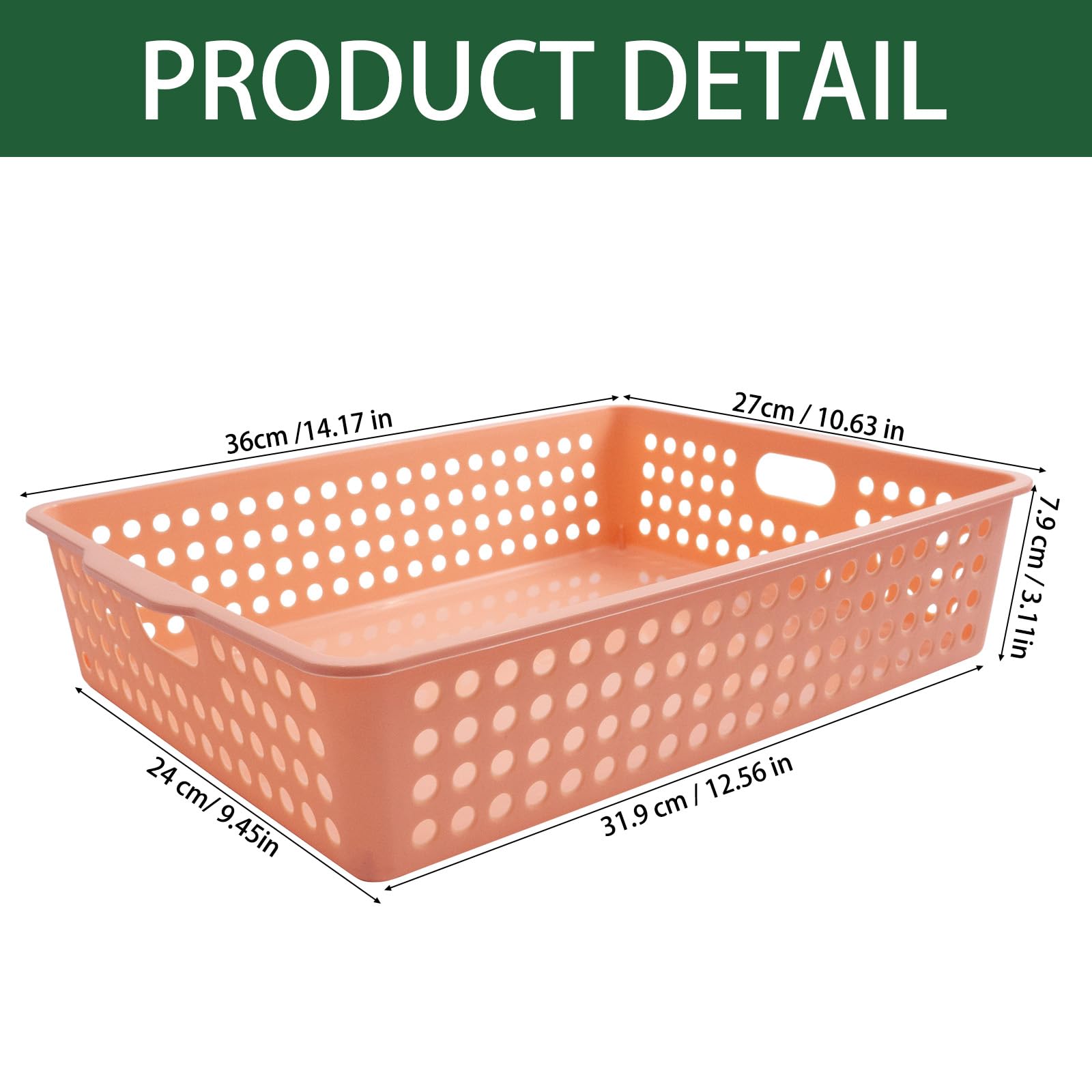 Zmpkhba pink basket keeps craft supplies neatly stored and reachable