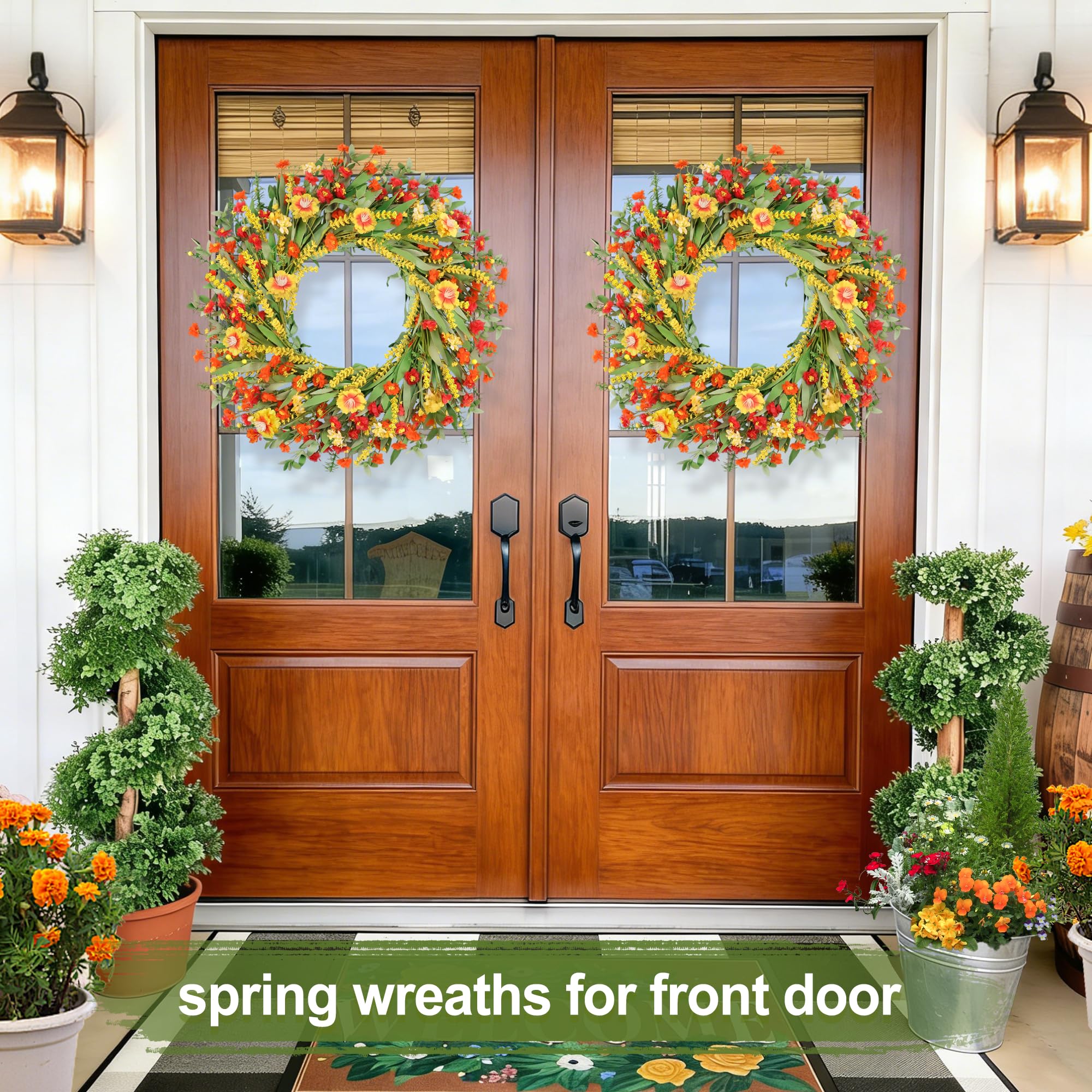 Zmtyykh durable base keeps the arrangement secure on doors and walls.