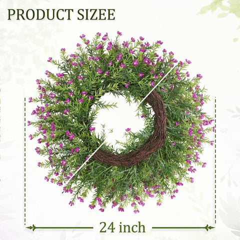 Zmtyykh Wreath showcases layered leaves and greenery for rich texture.