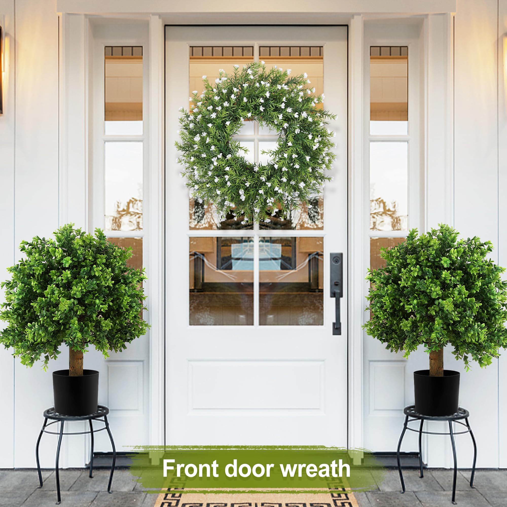 Zmtyykh Indoor Kitchen Living Room Wreath complements cozy interiors.