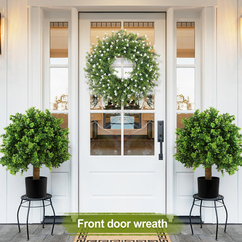 Zmtyykh Indoor Kitchen Living Room Wreath complements cozy interiors.