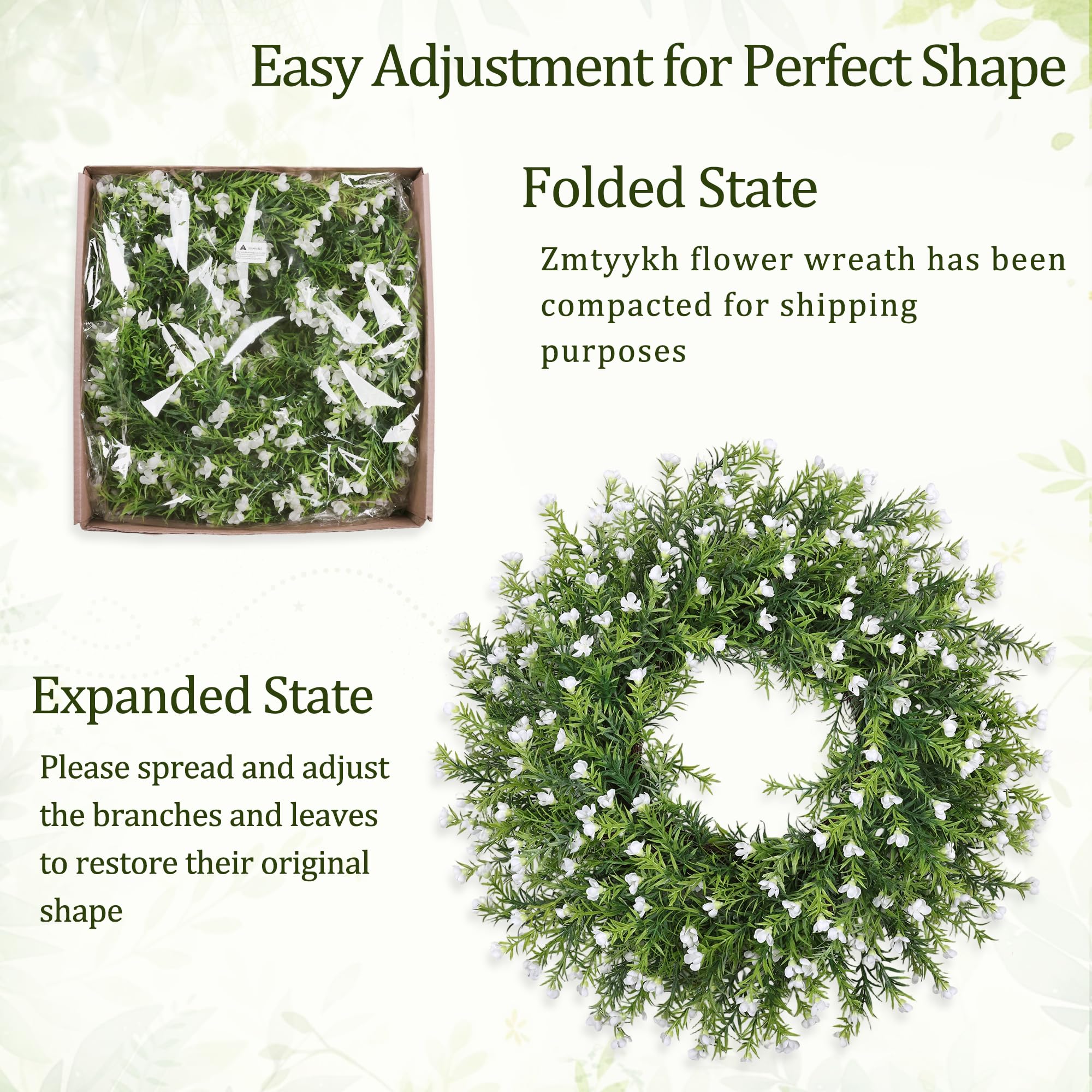 Zmtyykh Summer Wreath suited for porches and sunlit spaces.
