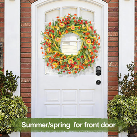 Zmtyykh versatile wreath for spring, summer, Easter, or weddings.