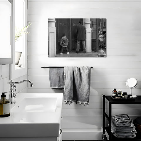 ZNHART classic film poster wall art boosts character in any hallway or bathroom