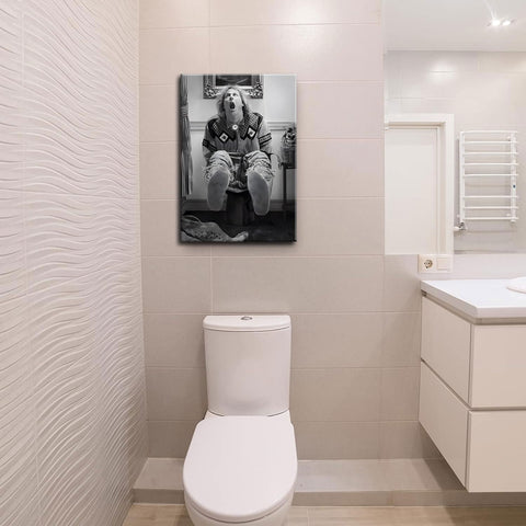 ZNHART Dumb and Dumber poster canvas adds vintage charm and humor to any room.