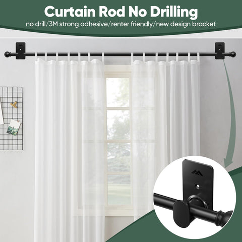 ZNONOX two-step installation shown for easy, drill-free mounting.