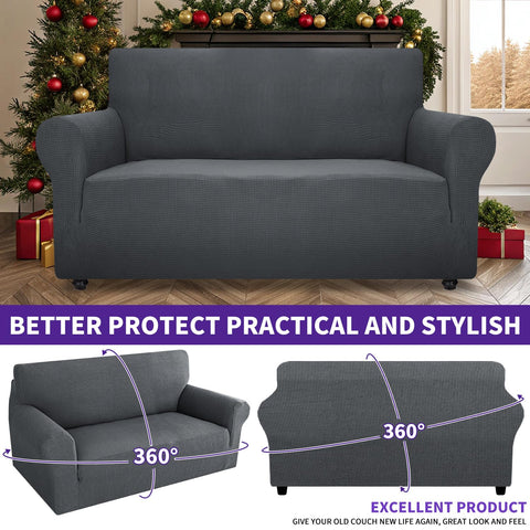ZNSAYOTX slipcover with anti-slip foam sticks prevents shifting during use.