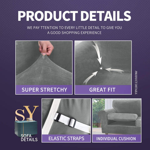 ZNSAYOTX cushion right cover highlighting easy spot cleaning after pets.