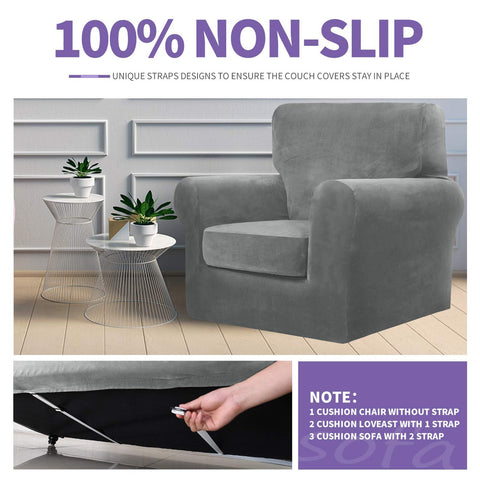 ZNSAYOTX anti slip bottom image shows stable sofa protection.