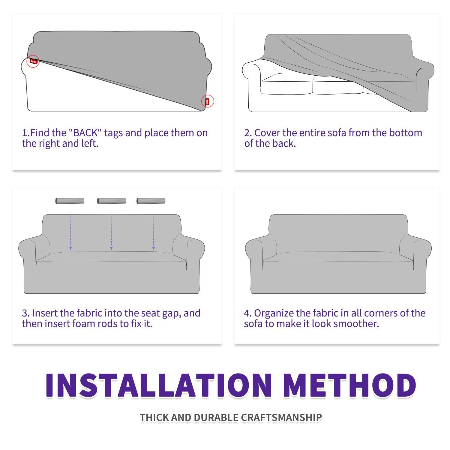 ZNSAYOTX measuring guide helps you pick the right size.
