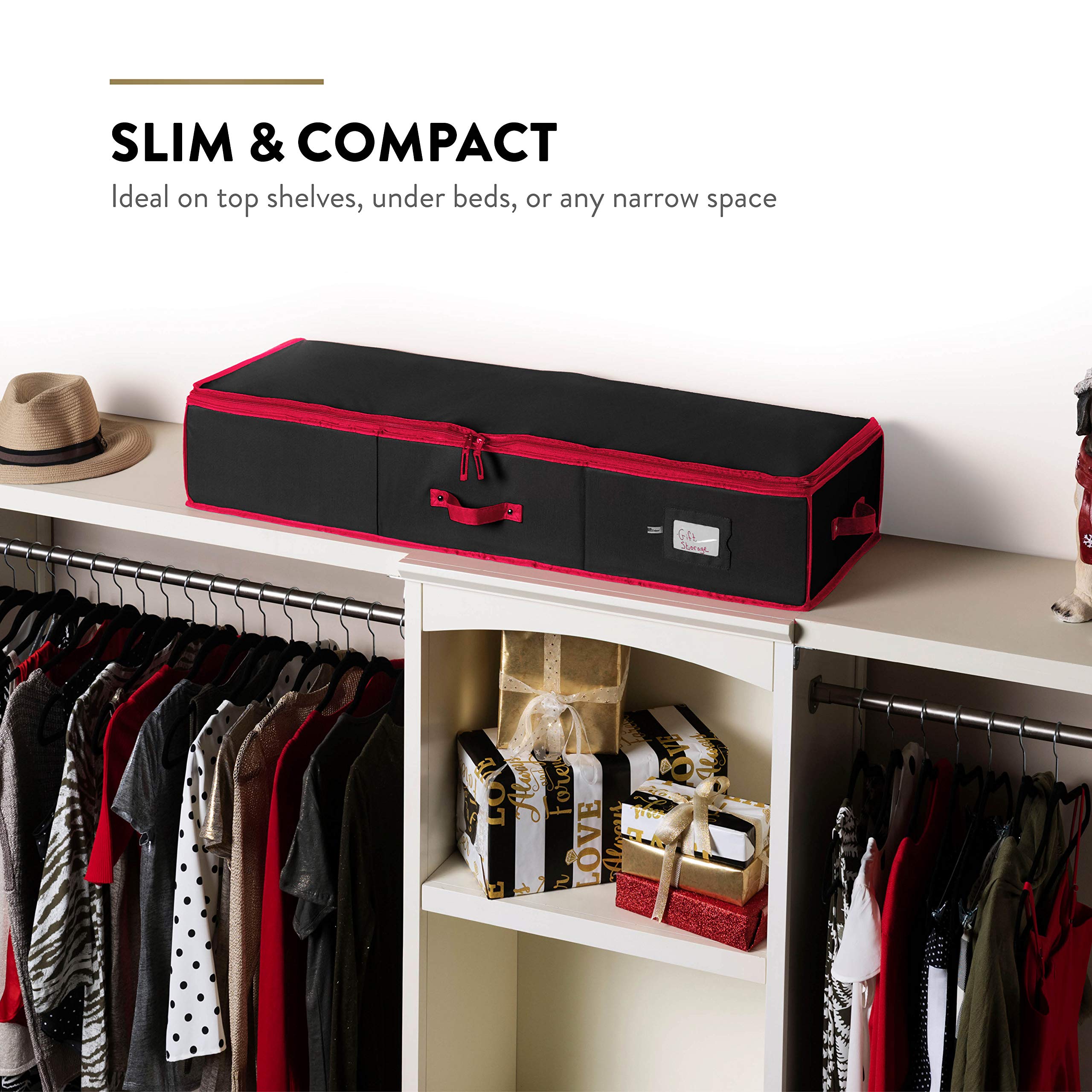 ZOBER durable dual-zipper enclosure keeps supplies secure and accessible.