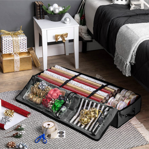 ZOBER organizer interior pockets for bows, tags and ribbons