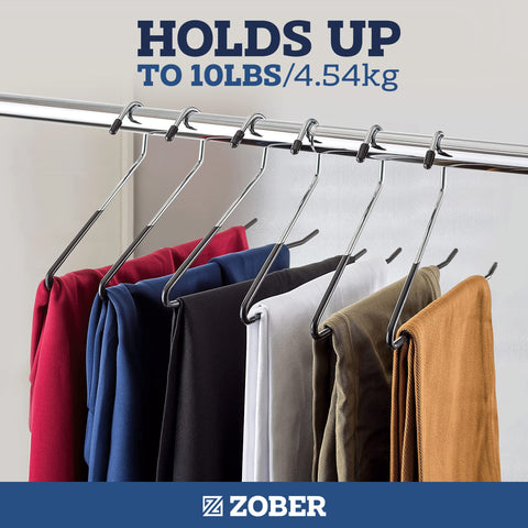Zober strong metal construction provides durable closet organization