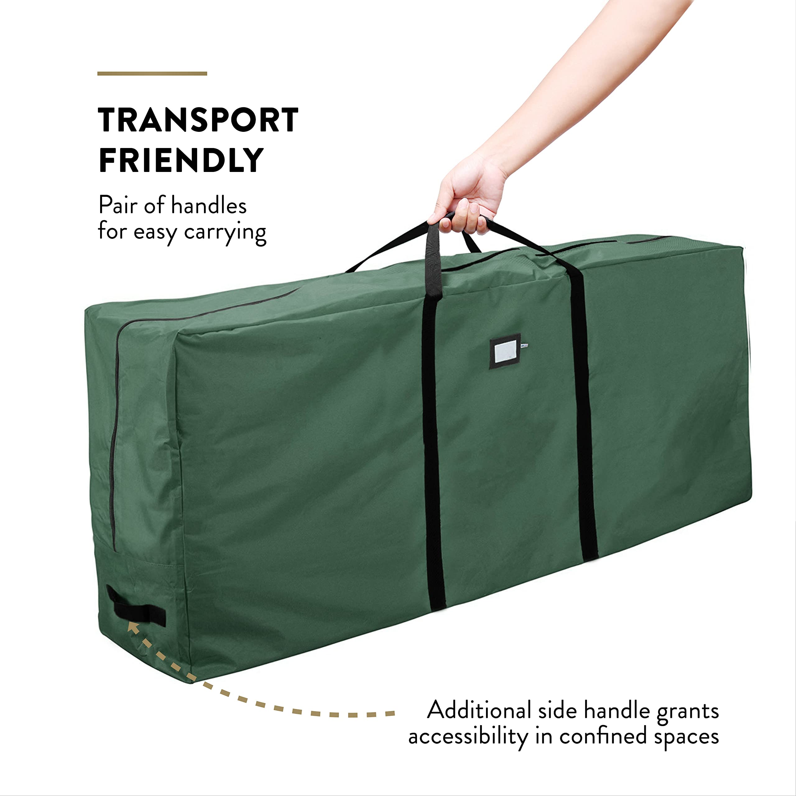 ZOBER strong top and side handles for easy transport