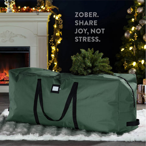 ZOBER tear-proof Oxford fabric close-up highlights durable material for long-lasting storage
