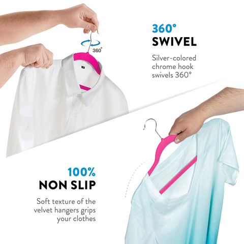 ZOBER strong grip prevents slipping on satin tops