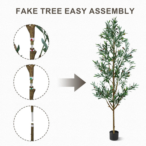 ZOES HOMDECO easy assembly with bendable branches for custom shapes