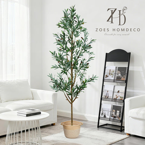 ZOES HOMDECO low maintenance olive tree saves time on care and dusting