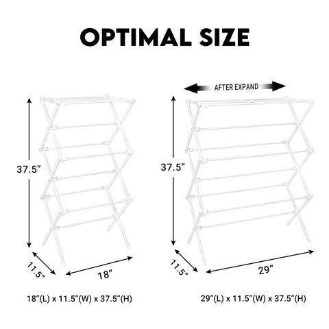 ZOES HOMEWARE 50-pound load capacity supports heavy garments.