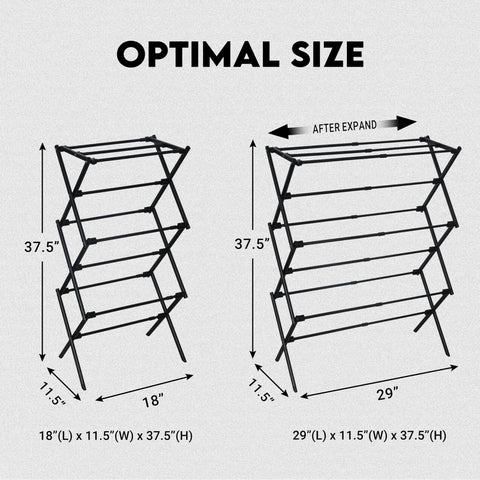 ZOES HOMEWARE easy-assembly-drying-rack assembled in minutes