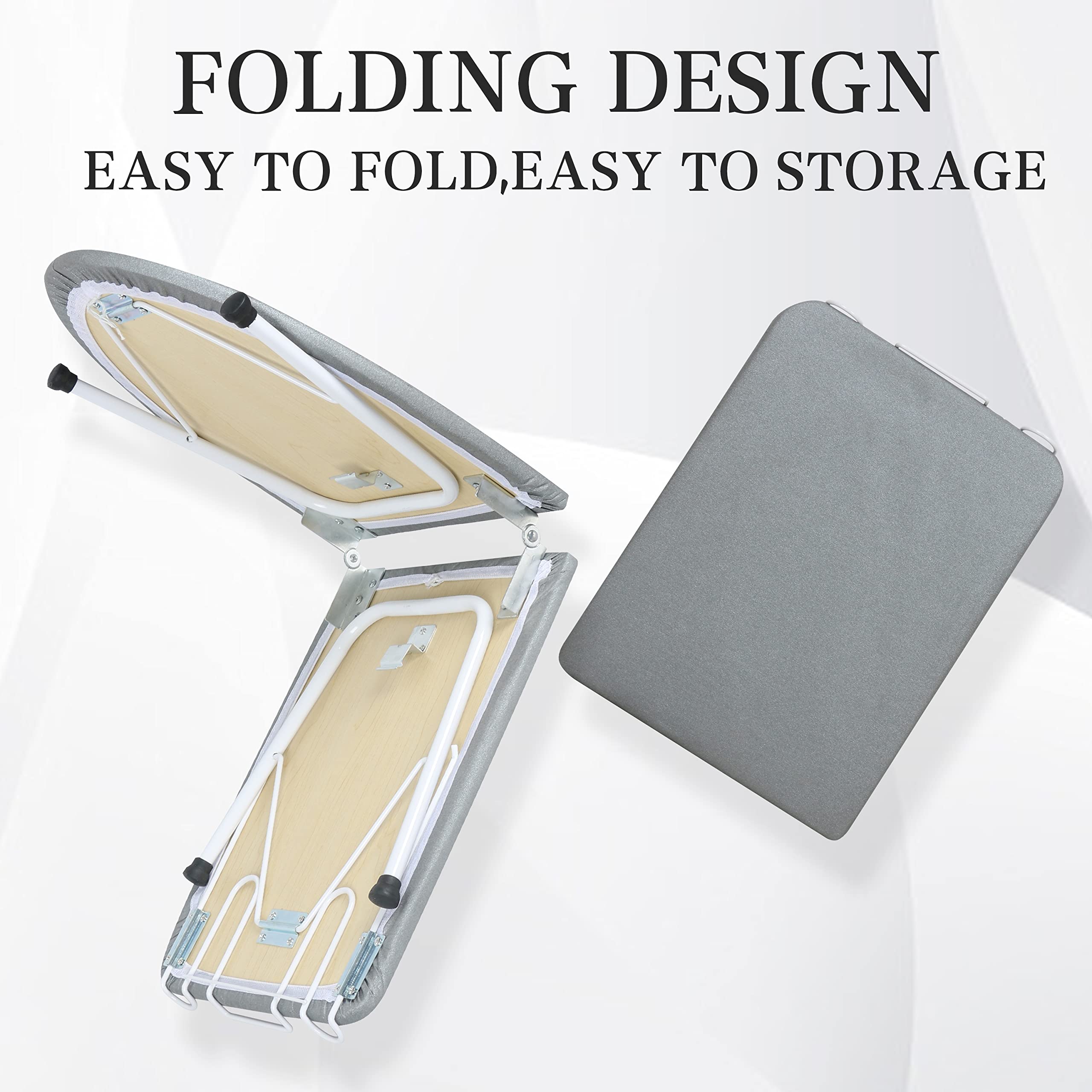 ZOES HOMEWARE heat-resistant cover and 100% cotton pad protect fabrics during pressing.