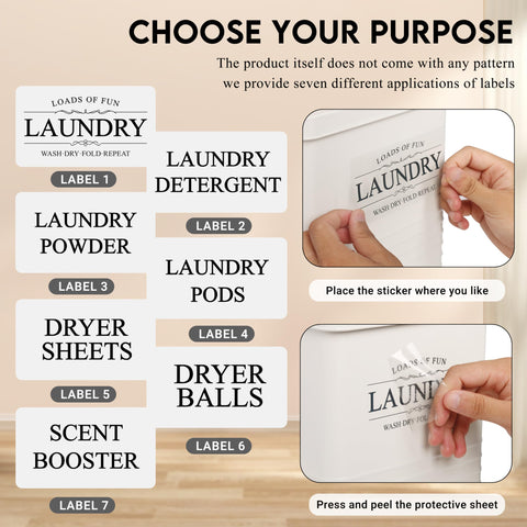 ZOES HOMEWARE laundry pods container organized for mess-free pod storage