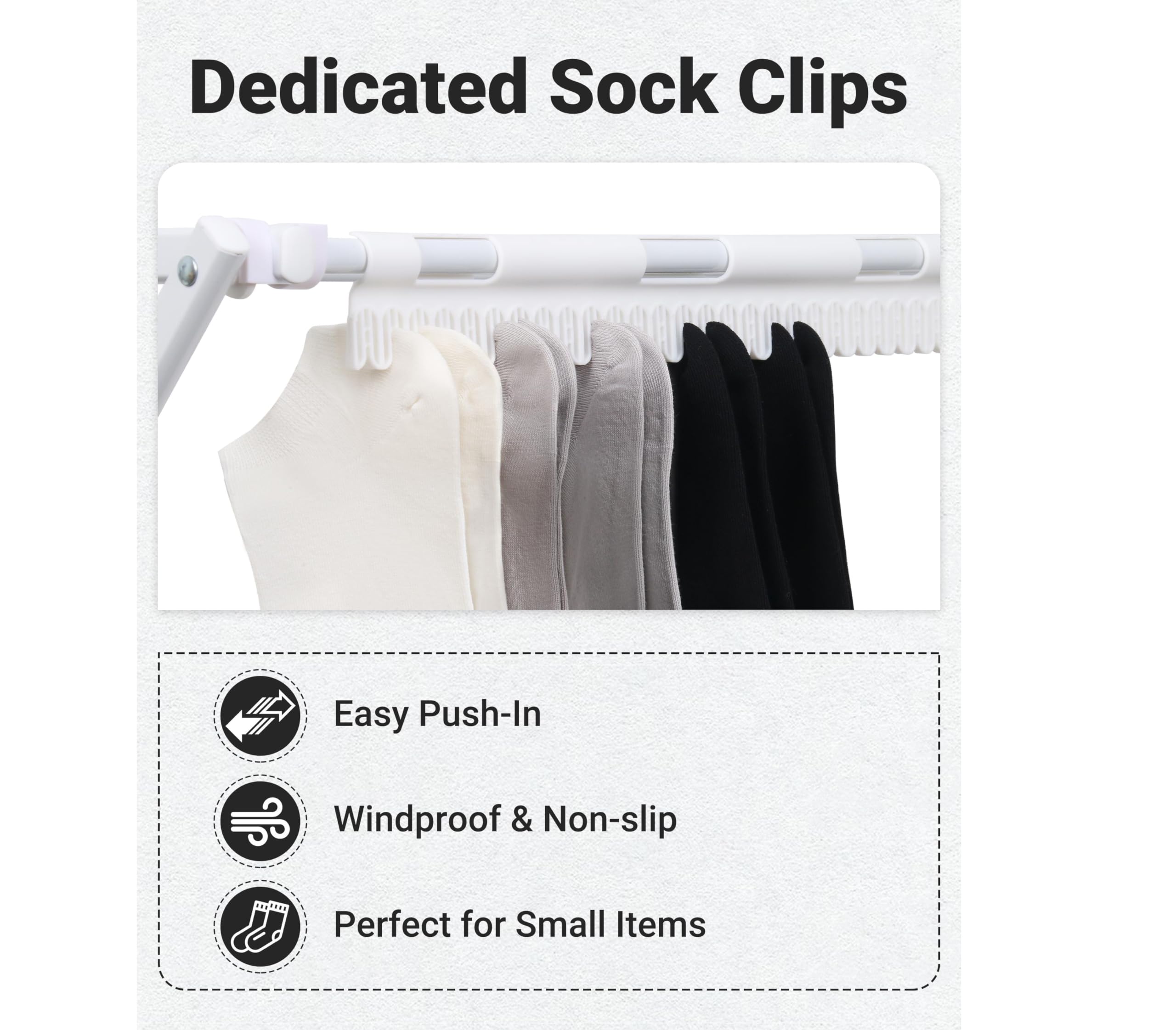 ZOES HOMEWARE portable drying rack ideal for camping and patios.
