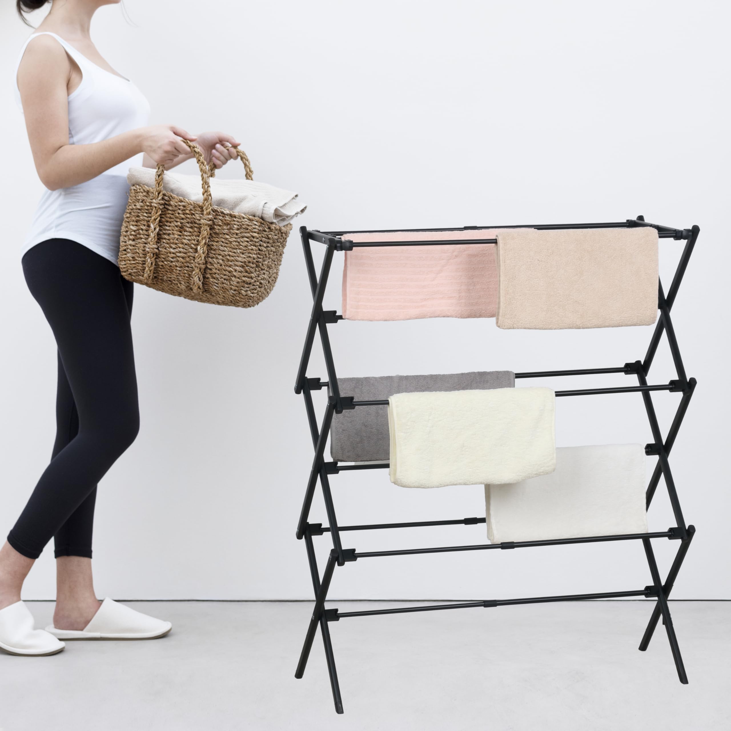 ZOES HOMEWARE rust-resistant-abs-drying-rack with durable finish