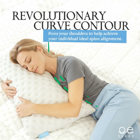 Zoey Sleep breathable cooling cover illustrates airflow to keep you cool at night.