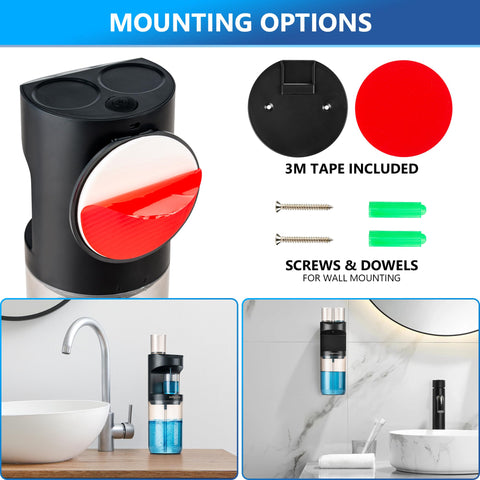 Sleek black finish of ZOFGENOW dispenser suits modern bathrooms.