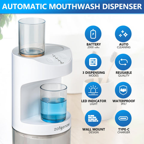 ZOFGENOW dispenser with push-button operation simplifies dosing and prevents spills.